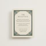 "Century" - Reception Cards in Robin's Egg by Jen Owens - Front