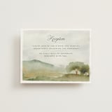 "Countryside" - Reception Cards in Emerald by Petra Kern - Front