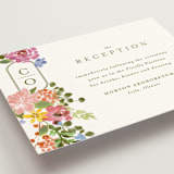 "Garland Monogram" - Reception Cards in Summer by Angela Marzuki - Detail