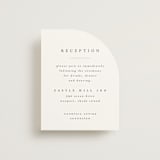 "Conley" - Reception Cards in Leaf by Kristie Kern - Front
