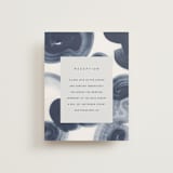 "meanders" - Reception Cards in Ocean by Sumak Studio - Front