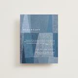 "denim patchwork" - Reception Cards in Seaside by Carrie Moradi - Front