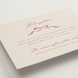 "Crest Fall" - Reception Cards in Autumn by Pink House Press - Detail