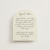 "Sundaland Gardens" - Reception Cards in Ivory by Ani Somi - Front