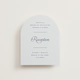 "Modernne" - Reception Cards in Powder by Carolyn MacLaren - Front