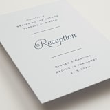 "Modernne" - Reception Cards in Powder by Carolyn MacLaren - Detail