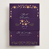 "Disney's Tangled Lanterns" - Reception Cards in Twilight by Simona Camp - Assembled with Belly Band