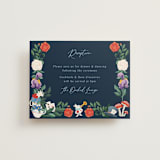 "Disney's Alice In Wonderland Garden Tea Party" - Reception Cards in Evening by Elly - Front