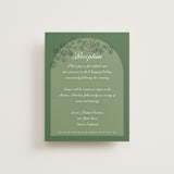 "Forget Me Nots" - Reception Cards in Violet by Jenna Holcomb - Front