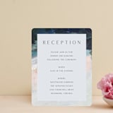 "Evelyn" - Reception Cards in Capri by Nicole Walsh - Front