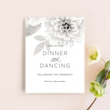 "Together Forever" - Reception Cards in Shadow by Jill Means - Front