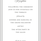 "Story Line" - Reception Cards in Snow by Kimberly FitzSimons - Detail