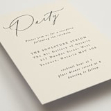 "Scripted Names" - Reception Cards in Ecru by Hooray Creative - Detail