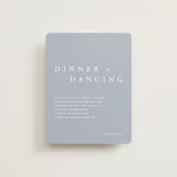 "The Minimalist" - Reception Cards in Air by lulu and isabelle - Front