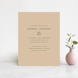 "Simply Modern" - Reception Cards in Jade by Something Noir - Front