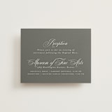 "Sacrament" - Reception Cards in Cloud by Heather Cairl - Front