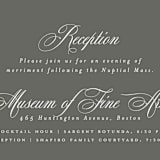 "Sacrament" - Reception Cards in Cloud by Heather Cairl - Detail