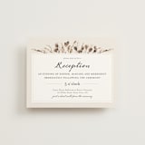 "Gone To Seed" - Reception Cards in Taupe by Honeybunch Studio - Front