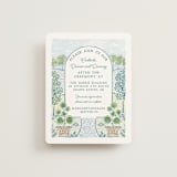 "Going to the Chapel" - Reception Cards in Meadow by Paper Sun Studio - Front