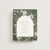 "Aster" - Reception Cards in Garden by Itsy Belle Studio - Front