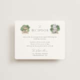 "East Bay street" - Reception Cards in Lily by Jennifer Wick - Front