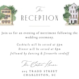 "East Bay street" - Reception Cards in Lily by Jennifer Wick - Detail