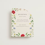"Wild meadow" - Reception Cards in Elder Flower by Sarah Knight - Front
