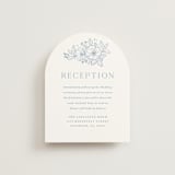 "Wild Roses" - Reception Cards in Nova by Kristen Smith - Front