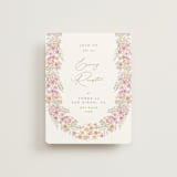 "Floral Arch" - Reception Cards in Spring by Phrosné Barwood - Front