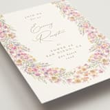 "Floral Arch" - Reception Cards in Spring by Phrosné Barwood - Detail