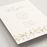 "Rosebud" - Reception Cards in Peony by Baumbirdy - Detail