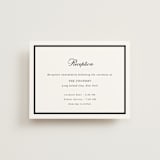 "Chic Union" - Reception Cards in Mystic Raven by Cass Loh - Front