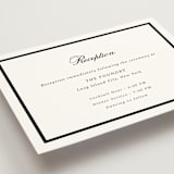 "Chic Union" - Reception Cards in Mystic Raven by Cass Loh - Detail