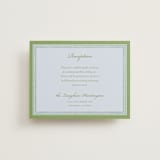 "Hydrangea Vines" - Reception Cards in Coastal by Madhvi Samimi - Front