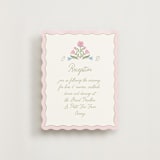 "Folk Garden" - Reception Cards in Garden by Creo Study - Front
