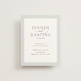 "Water's Edge" - Reception Cards in Cloud by Nicoletta Savod - Front