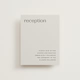 "Align" - Reception Cards in Linen by JoAnn Jinks - Front
