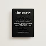 "Key Ingredients" - Reception Cards in Cotton by Christie Garcia - Front