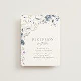 "Violet Cascade" - Reception Cards in Violet by Nicoletta Savod - Front