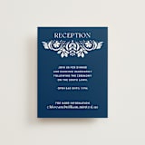 "modern folk" - Reception Cards in Blush by GeekInk Design - Front