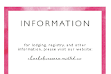 "Skyline Atlanta" - Reception Cards in Magenta by Laura Condouris - Detail