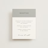 "Picturesque" - Reception Cards in Linen by Christie Garcia - Front