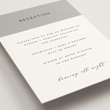 "Picturesque" - Reception Cards in Linen by Christie Garcia - Detail