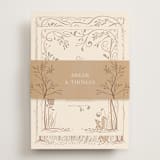 "Disney Storybook" - Reception Cards in Autumn by Morgan Ramberg - Assembled with Belly Band