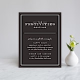"Simply Framed" - Reception Cards in Blush by Maddy Hague - Front