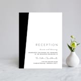 "Metropolitan Romance" - Reception Cards in Daffodil by Makewells - Front