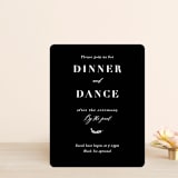 "Olivier" - Reception Cards in Olive by Bonjour Paper - Front