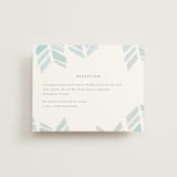 "Arrow Head" - Reception Cards in Sky by Erin Hodges - Front