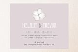 "Sweet Hydrangea" - Reception Cards in Lilac by R studio - Front