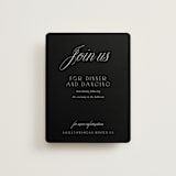 "Refined Beauty" - Reception Cards in Cream by Stacey Day - Front